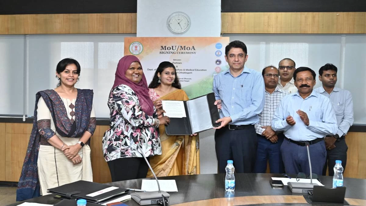छत्तीसगढ़ में स्वास्थ्य सेवाओं को सुदृढ़ बनाने Unicef, WHO, AIIMS सहित 5 संस्थाओं के साथ हुआ ऐतिहासिक MOU